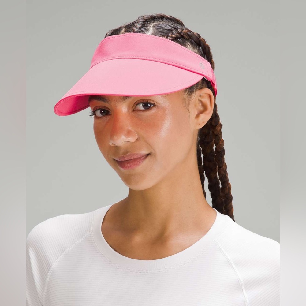 Lululemon Fast Paced Wide Band Running Visor Lip Gloss LIPG
